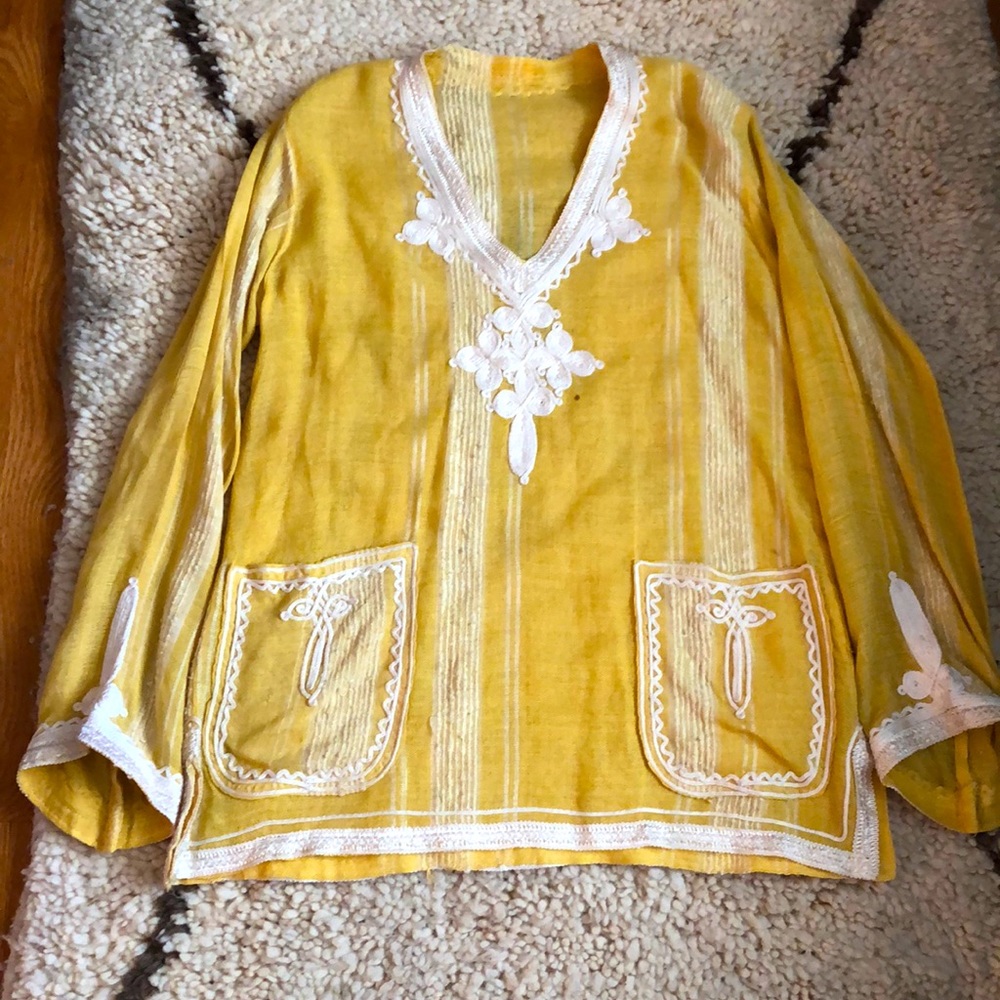 Vintage Yellow Tunic